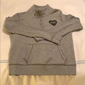 Victoria Secret PINK Half Zip Sweatshirt
